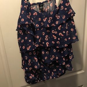 Beautiful blue Torrid tank top